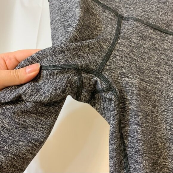 Lululemon Wunder Under Hi-Rise Tight 28" Heathered Black Size 4 - Picture 3 of 6